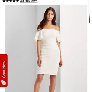 Ralph Lauren tiered overlay dress